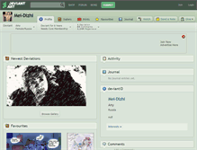 Tablet Screenshot of mei-dizhi.deviantart.com