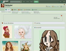 Tablet Screenshot of fabidouber.deviantart.com