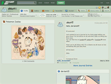 Tablet Screenshot of ditto9.deviantart.com