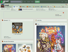 Tablet Screenshot of orteil.deviantart.com