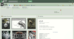 Desktop Screenshot of d34d.deviantart.com