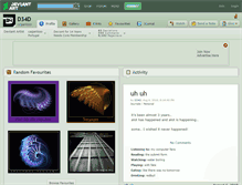 Tablet Screenshot of d34d.deviantart.com
