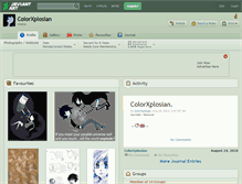 Tablet Screenshot of colorxplosian.deviantart.com
