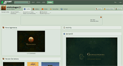 Desktop Screenshot of misticdragon21.deviantart.com