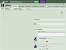 Tablet Screenshot of mikkiany.deviantart.com