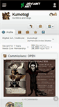 Mobile Screenshot of kumotogi.deviantart.com