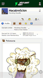 Mobile Screenshot of macabrescion.deviantart.com