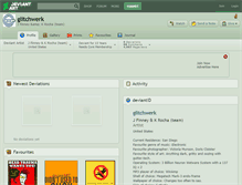 Tablet Screenshot of glitchwerk.deviantart.com