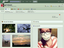 Tablet Screenshot of grrrlxboom.deviantart.com