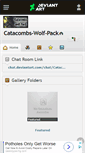Mobile Screenshot of catacombs-wolf-pack.deviantart.com