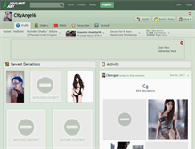 Tablet Screenshot of cityangel6.deviantart.com