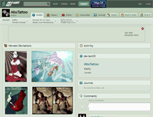 Tablet Screenshot of misstattoo.deviantart.com