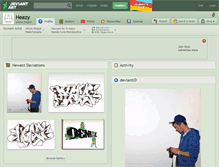 Tablet Screenshot of heazy.deviantart.com