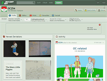Tablet Screenshot of gc254.deviantart.com