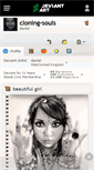 Mobile Screenshot of cloning-souls.deviantart.com