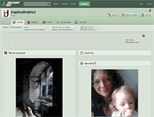 Tablet Screenshot of inspiredinstinct.deviantart.com