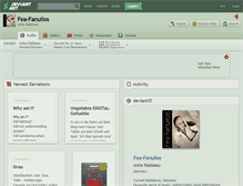 Tablet Screenshot of fea-fanuilos.deviantart.com