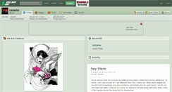 Desktop Screenshot of ceramo.deviantart.com