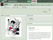 Tablet Screenshot of ceramo.deviantart.com