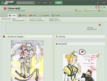 Tablet Screenshot of i-love-renji.deviantart.com