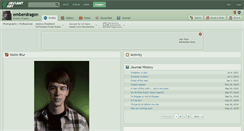 Desktop Screenshot of emberdragon.deviantart.com