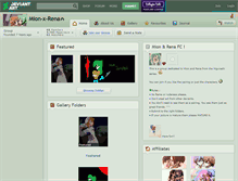 Tablet Screenshot of mion-x-rena.deviantart.com