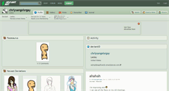 Desktop Screenshot of chrlysangelsrgay.deviantart.com