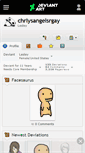 Mobile Screenshot of chrlysangelsrgay.deviantart.com