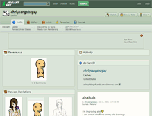 Tablet Screenshot of chrlysangelsrgay.deviantart.com