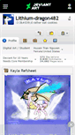 Mobile Screenshot of lithium-dragon482.deviantart.com
