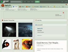 Tablet Screenshot of maris-91.deviantart.com