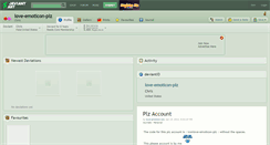 Desktop Screenshot of love-emoticon-plz.deviantart.com