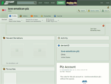 Tablet Screenshot of love-emoticon-plz.deviantart.com