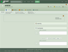 Tablet Screenshot of embriel.deviantart.com
