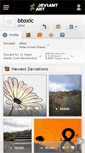 Mobile Screenshot of btoxic.deviantart.com