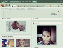 Tablet Screenshot of goten-2.deviantart.com