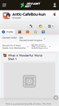 Mobile Screenshot of antic-cafebou-kun.deviantart.com