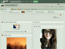 Tablet Screenshot of laytonsassistant18.deviantart.com