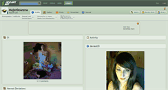 Desktop Screenshot of mujerdearena.deviantart.com
