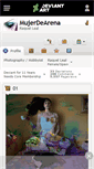 Mobile Screenshot of mujerdearena.deviantart.com