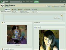 Tablet Screenshot of mujerdearena.deviantart.com
