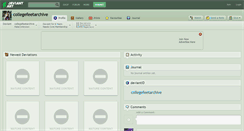 Desktop Screenshot of collegefeetarchive.deviantart.com