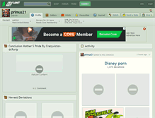 Tablet Screenshot of primus21.deviantart.com