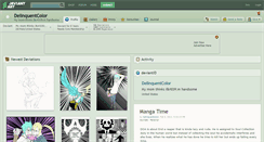 Desktop Screenshot of delinquentcolor.deviantart.com