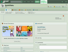 Tablet Screenshot of monkiiotaku.deviantart.com