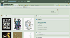 Desktop Screenshot of designbyhumans.deviantart.com