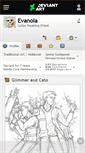 Mobile Screenshot of evanola.deviantart.com