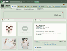 Tablet Screenshot of nishma.deviantart.com