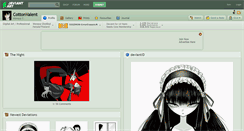 Desktop Screenshot of cottonvalent.deviantart.com
