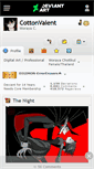 Mobile Screenshot of cottonvalent.deviantart.com